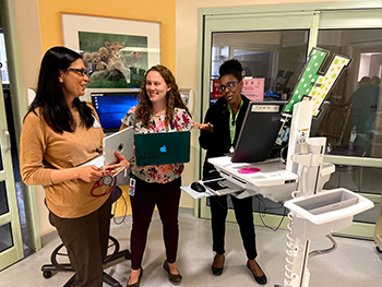 Dr. Cheryl Sanchez-Kazi, Dr. Allyssa Dann, and Dr. Vantel Phillips