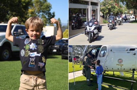 This show of force brings joy to pediatric patients
