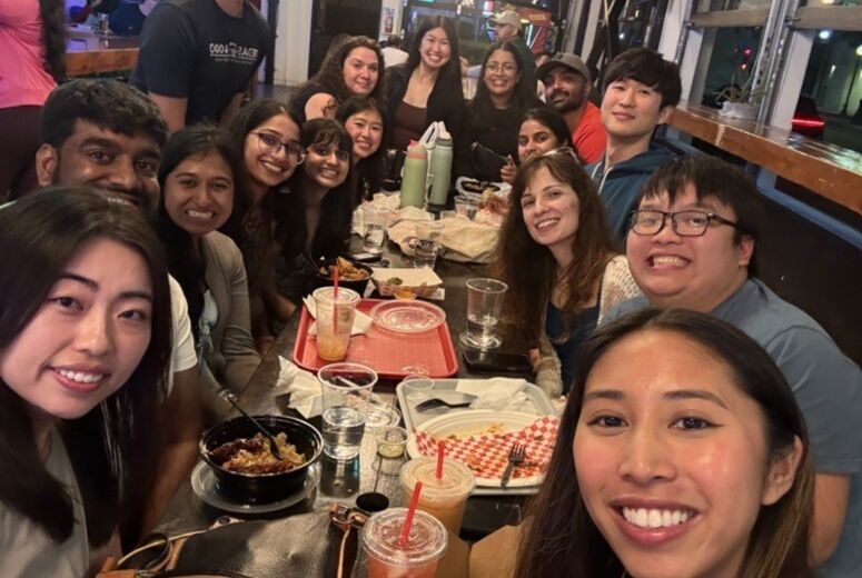 Residents having dinner in San Diego at Liberty Public Market