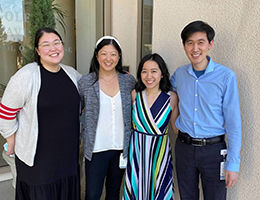 Pictured are Vallent Lee, Ashley Han, Jeanette Fong, and Kelly Jeu