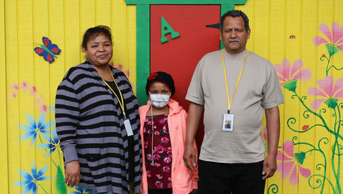 aleria Vargas-Olmedo, 11, from Crestline, received her stem cell donation from her father.
